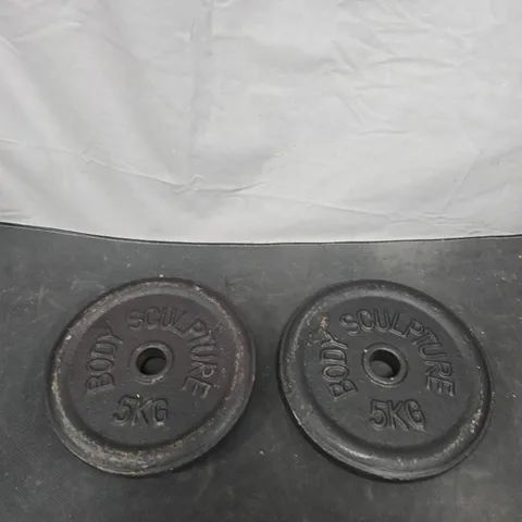 BODY SCULPTURE 5KG WEIGHT PLATES (PAIR)