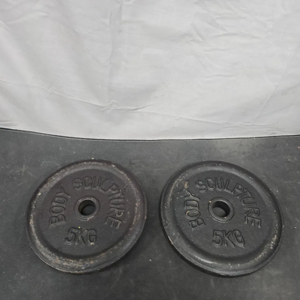 BODY SCULPTURE 5KG WEIGHT PLATES (PAIR)