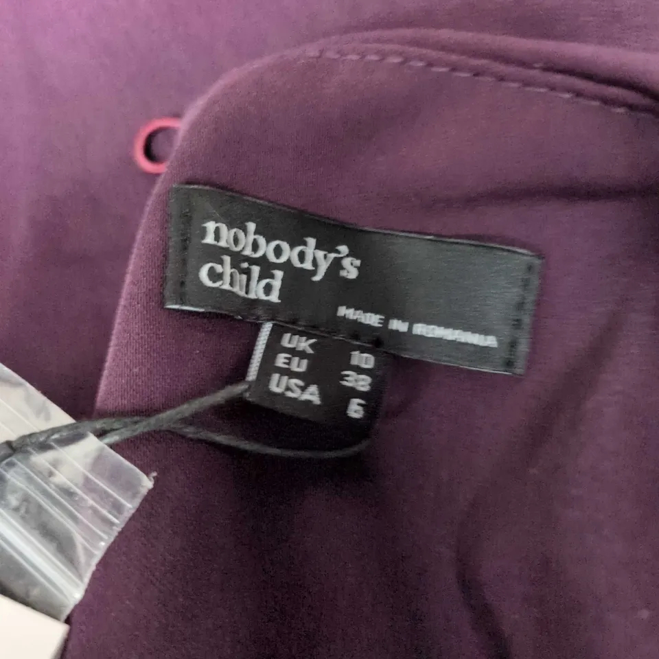 NOBODY'S CHILD PURPLE DRESS – UK 10 (EU 38, US 6)