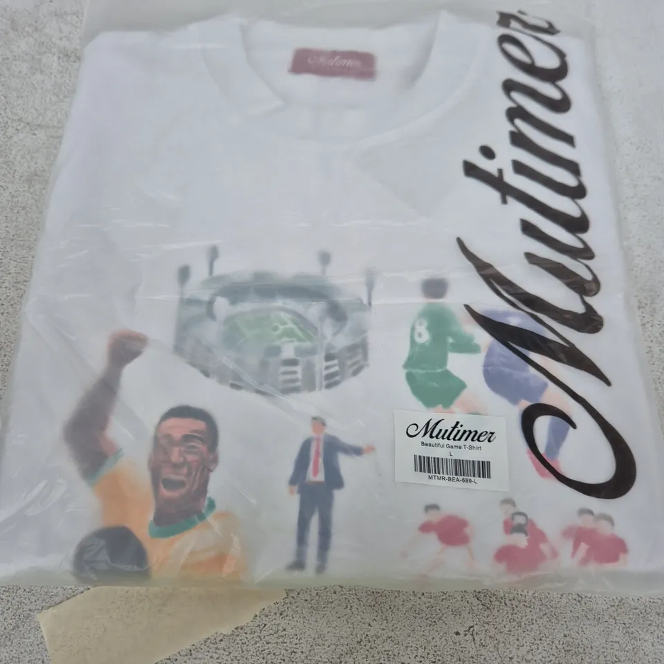 MUTIMER BEAUTIFUL GAME T-SHIRT – UK SIZE L