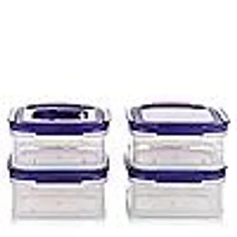 LOCK N LOCK 4 PIECE INTERLOCKING CONTAINERS