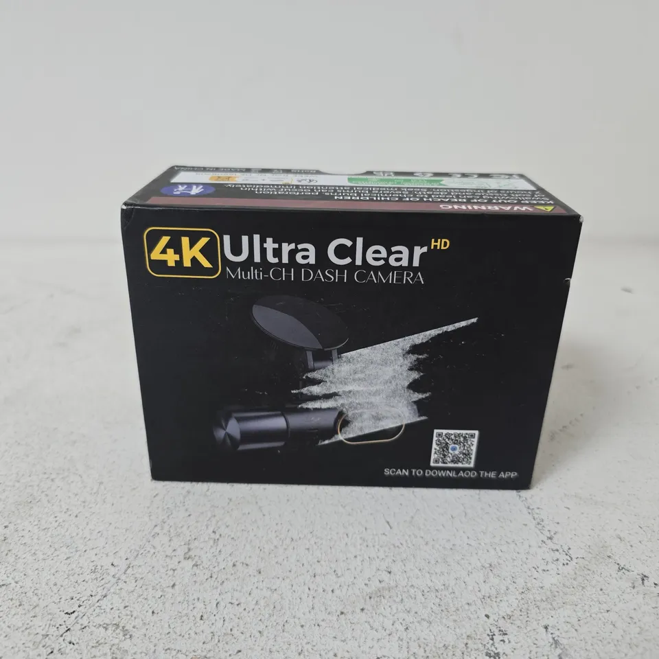 BOXED 4K ULTRA CLEAR HD MULTI-CH DASH CAMERA