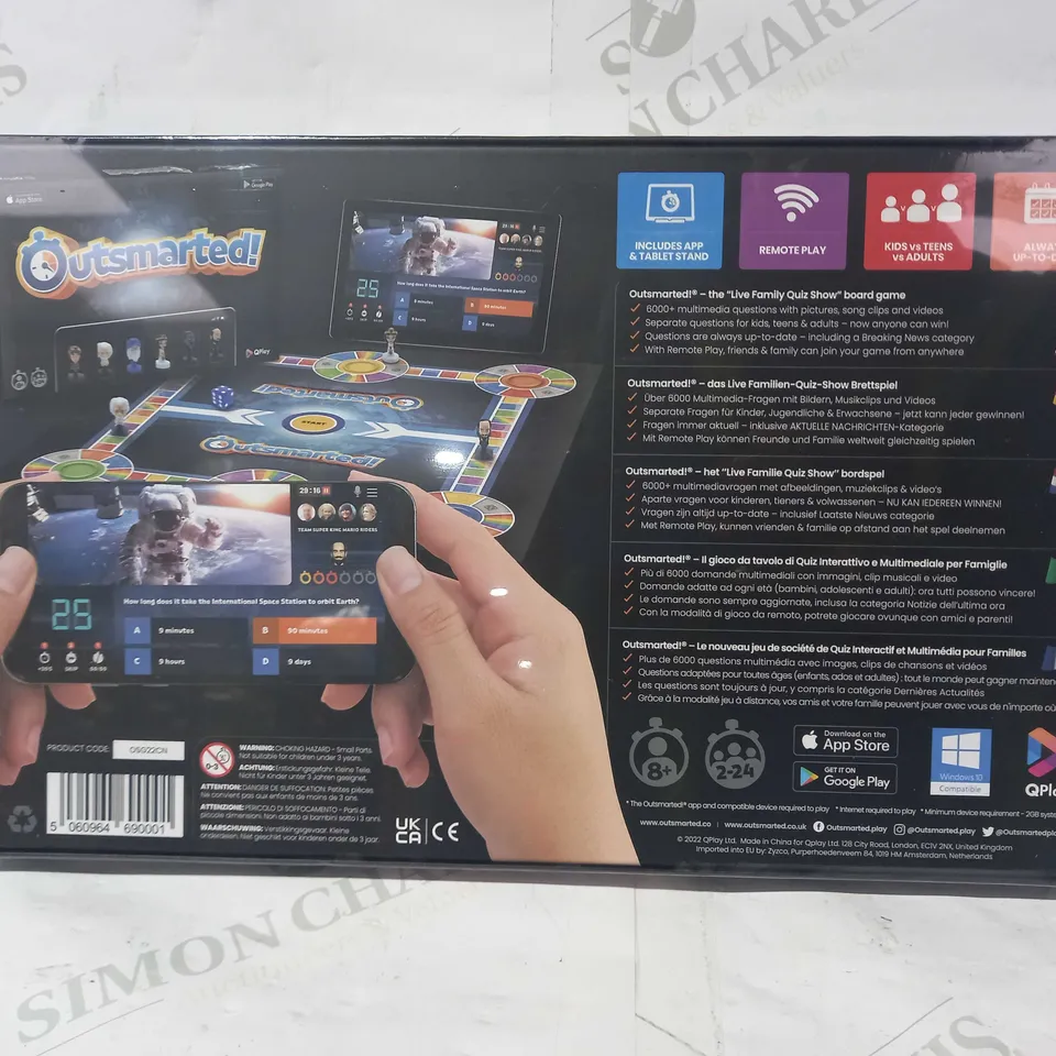 QPLAY OUTSMARTED BOARD GAME