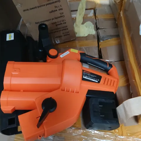 PALLET OF APPROXIMATELY 25 VOLT LEAF BLOWER SHELLS