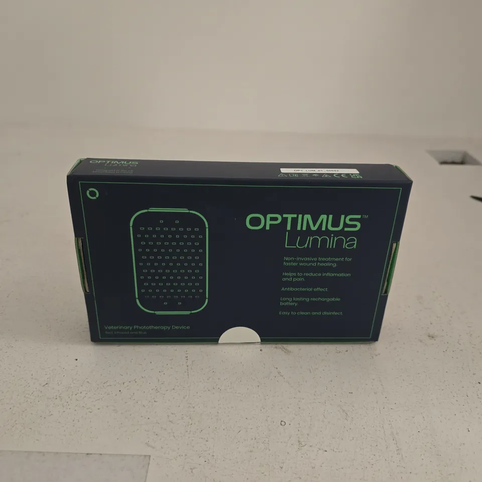OPTIMUS THERAPY TECH LUMINA VETERINARY PHOTOTHERAPY DEVICE BOXED