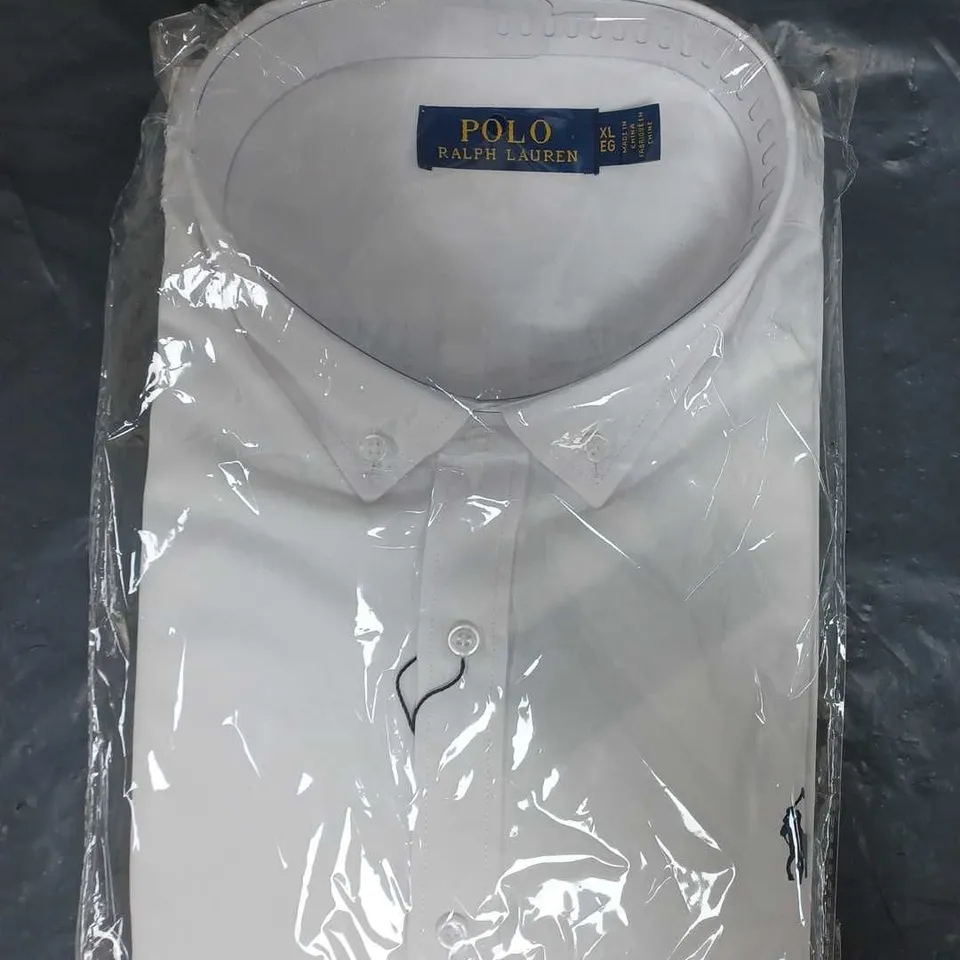 POLO RALPH LAUREN SHIRT IN WHITE SIZE XL