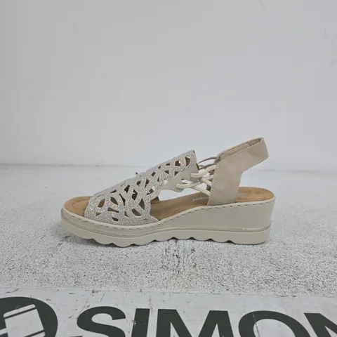 RIEKER WEDGE SANDALS SIZE 6.5