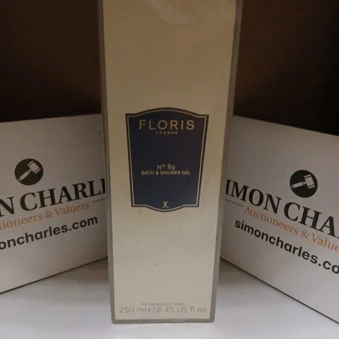 BOXED FLORIS NO89 BATH AND SHOWER GEL 250ML