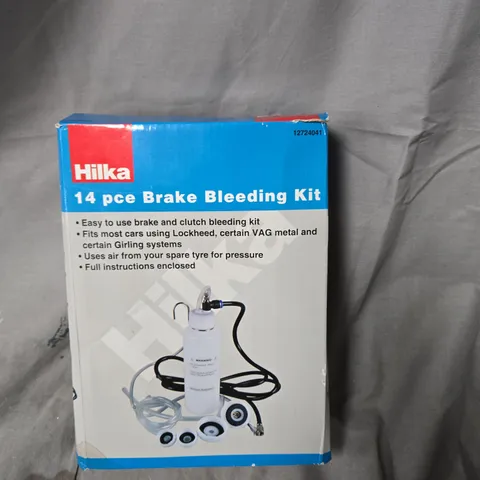 HILKA 14 PIECE BRAKE BLEEDING KIT