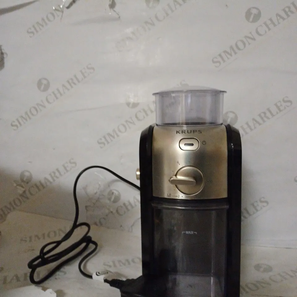KRUPS EXPERT BURR GRINDER FOR COFFEE BEANS