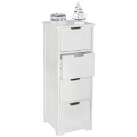 ARMOIRE LUIS CHALET ARMOIRE ARMOIRE CÔTÉ TIROIRS BLANC BOIS (1BOX)