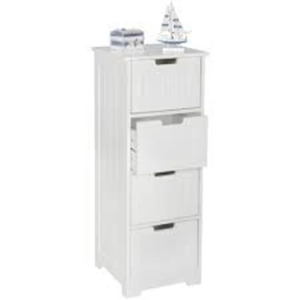 ARMOIRE LUIS CHALET ARMOIRE ARMOIRE CÔTÉ TIROIRS BLANC BOIS (1BOX)