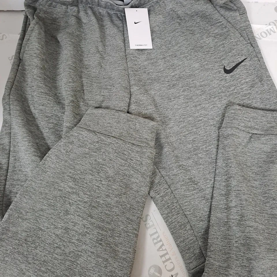 MENS THERMA-FIT GREY JOGGERS - XXL