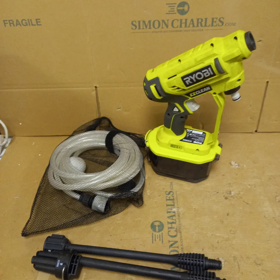 RYOBI 18V ONE+ CORDLESS 18V POWER WASHER 