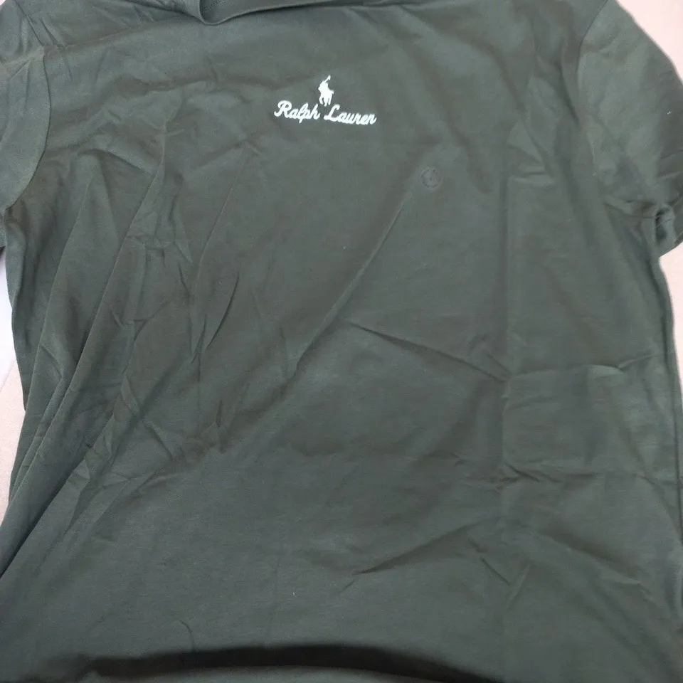 RALPH LAUREN POLO SHIRT – DARK GREEN SIZE M