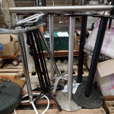 PALLET CONTAINING ASSORTED BAR TABLE BASES
