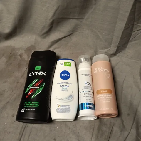 APPROXIMATELY 20 X ASSORTED COSMETIC ITEMS TO INCLUDE LYNX, NIVEA, TOOTHPASTE, PAUL MITCHELL CONDITIONER ETC
