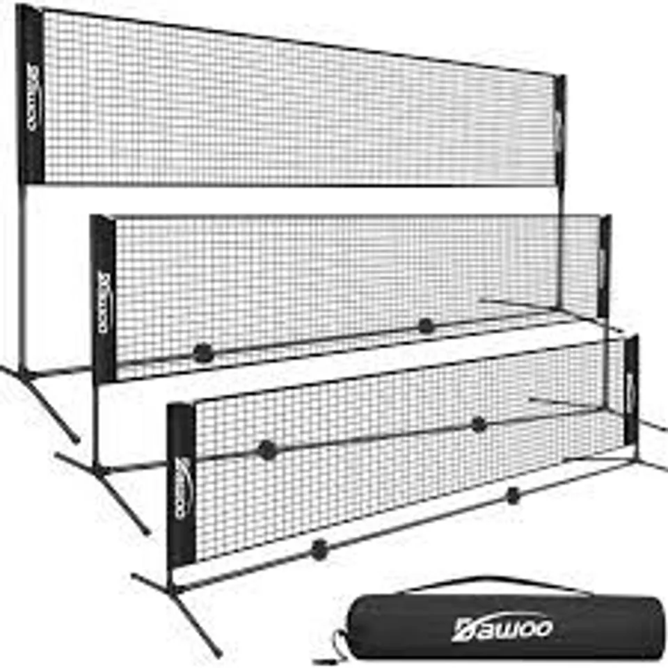 BOXED DAWOO PORTABLE TENNIS NET SET - 3M