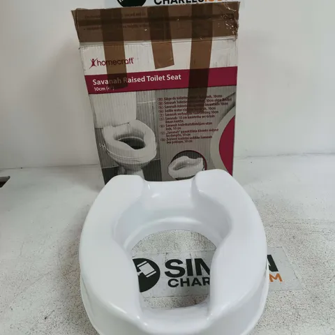 HOMECRAFT SAVANNAH RAISED TOILET SEAT – 10 CM (4\")
