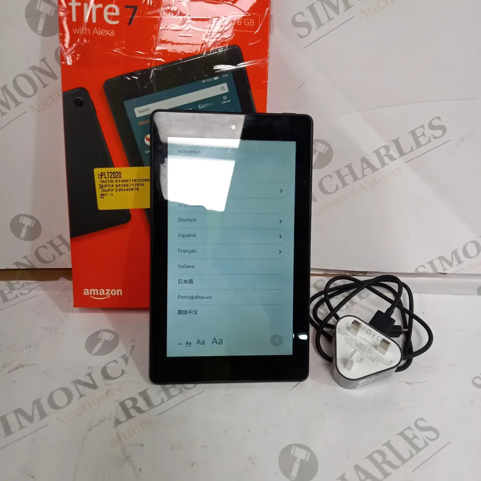 AMAZON FIRE 7 WITH ALEXA - 16GB BLACK