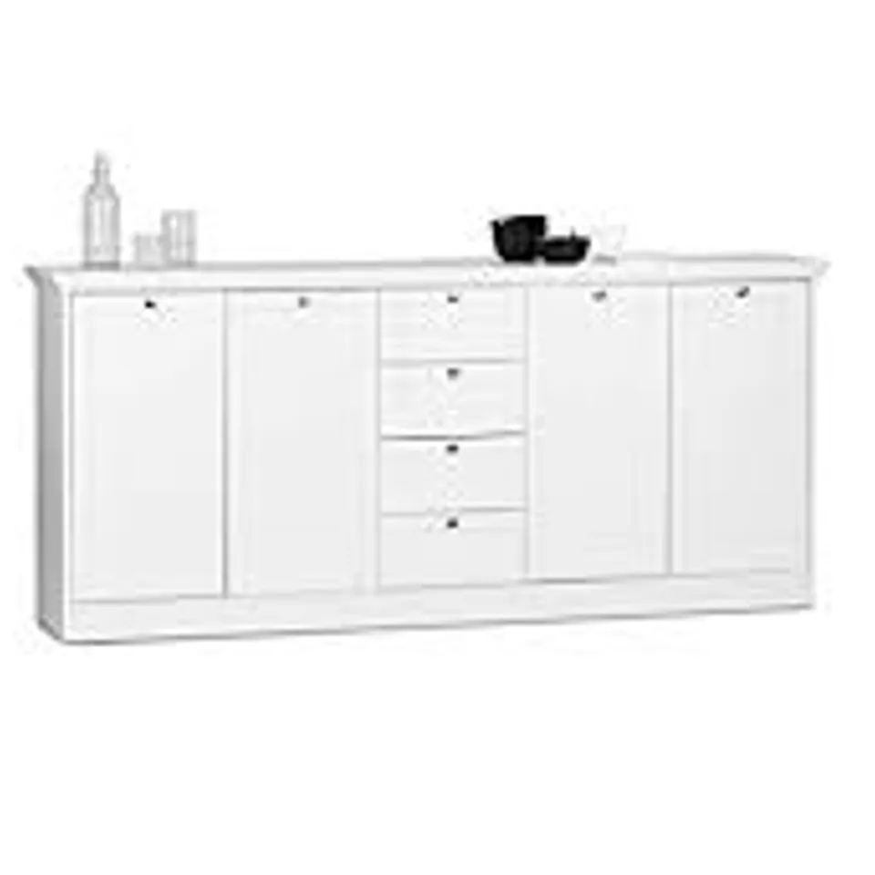 BOXED LANDWOOD 52 WHITE SIDEBOARD (2 BOXES)