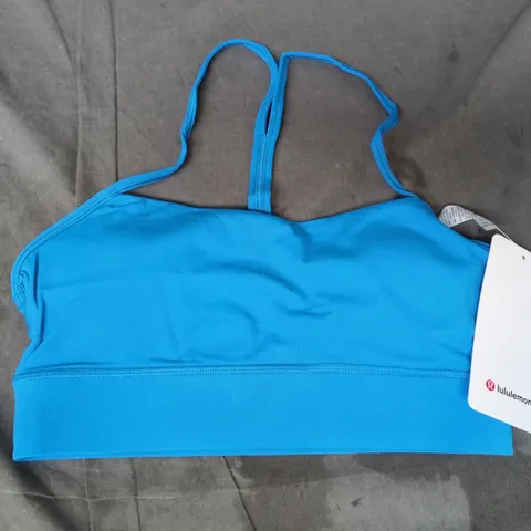 LULULEMON Y-BACK SPORTS BRA IN BLUE SIZE 6