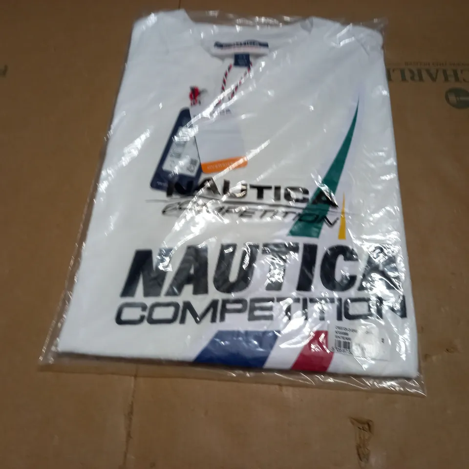 BAGGED NAUTICA COMPETITION CRESTON OVERSIZED T-SHIRT - UK S