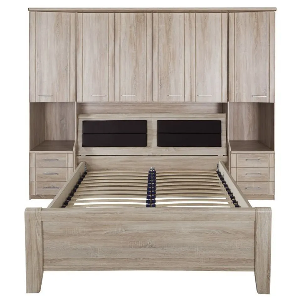 DESIGNER CAIRO BEDDING BOX FOR 4'6 OVERBED RECESS 723-FINISH IN LIGHT ASH