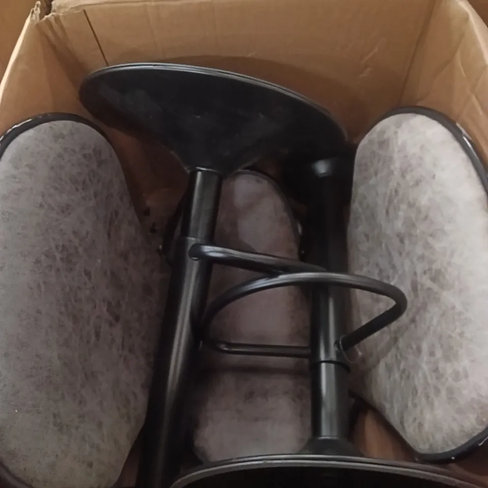 BOXED SET OF 2 BARSTOOLS