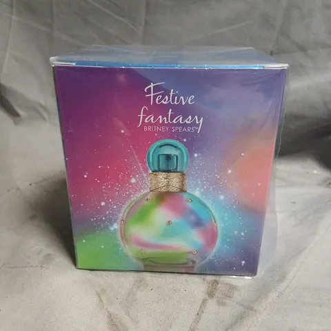 BOXED AND SEALED FESTIVE FANTASY BRITANY SPEARS EAU DE TOILETTE 100ML