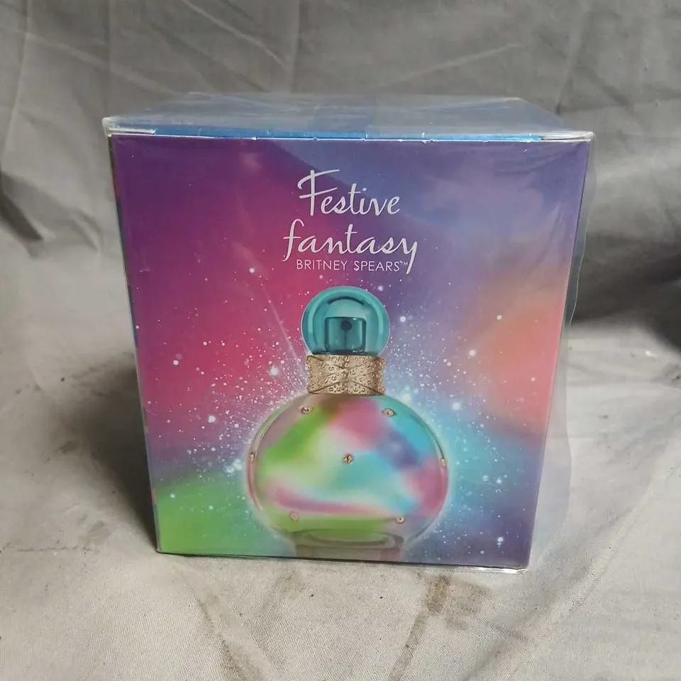 BOXED AND SEALED FESTIVE FANTASY BRITANY SPEARS EAU DE TOILETTE 100ML