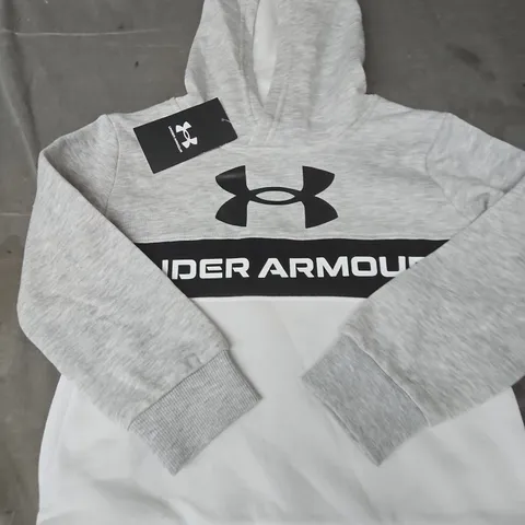UNDER ARMOUR HOODIE – GREY - SIZE 3/4YRS
