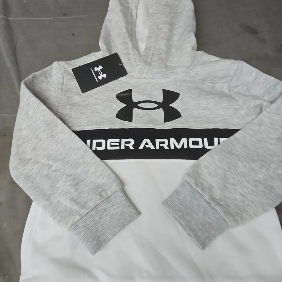 UNDER ARMOUR HOODIE – GREY - SIZE 3/4YRS