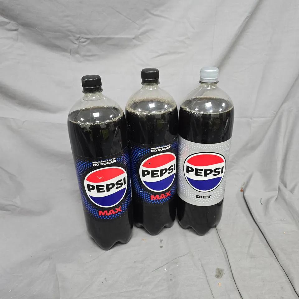 3X 2L PEPSI DRINKS TO INCLUDE PEPSI MAX & DIET PEPSI - COLLECTION ONLY