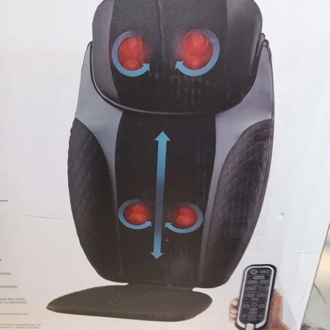 BOXED HOMEDICS 2 IN 1 SHIATSU MASSAGE CUSHION AND CORDLESS BODY MASSAGER