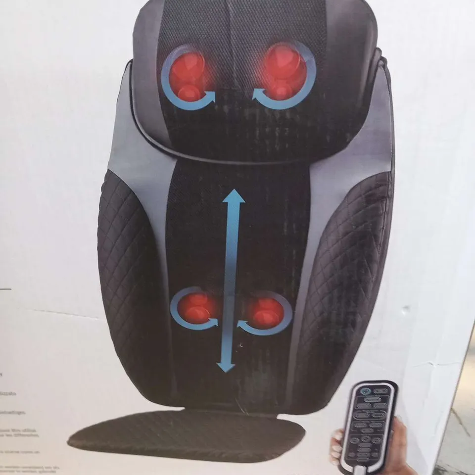 BOXED HOMEDICS 2 IN 1 SHIATSU MASSAGE CUSHION AND CORDLESS BODY MASSAGER