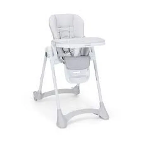 BOXED COSTWAY HEIGHT ADJUSTABLE FOLDING HIGHCHAIR FOR BABY TODDLER - GREY