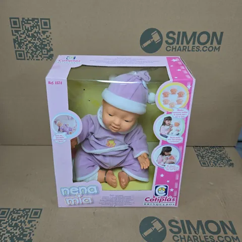 BOXED COTPLAS BRINQUEDOS MENA MIA DOLL