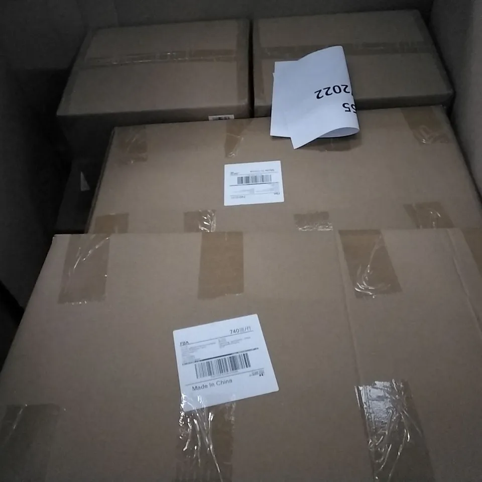PALLET OF ASSORTED ITEMS INCLUDING M DESIGN WASTE CAN, UFUNS FIREWOOD RACK