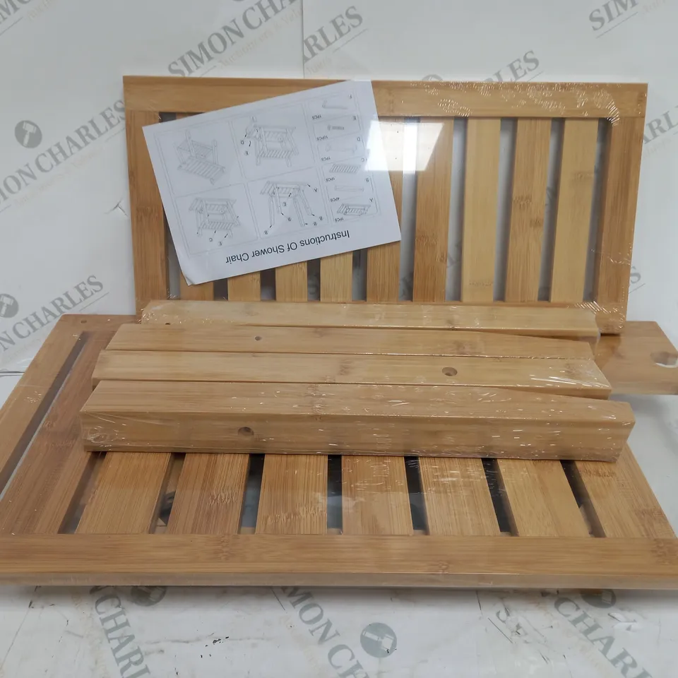 HOMION BAMBOO SHOWER BENCH