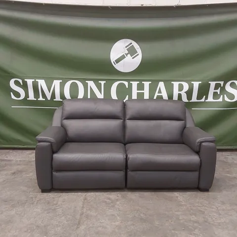 QUALITY DESIGNER ITALIAN MADE AVILA LEATHER 3 SEATER ELECTRIC RECLINER SOFA 