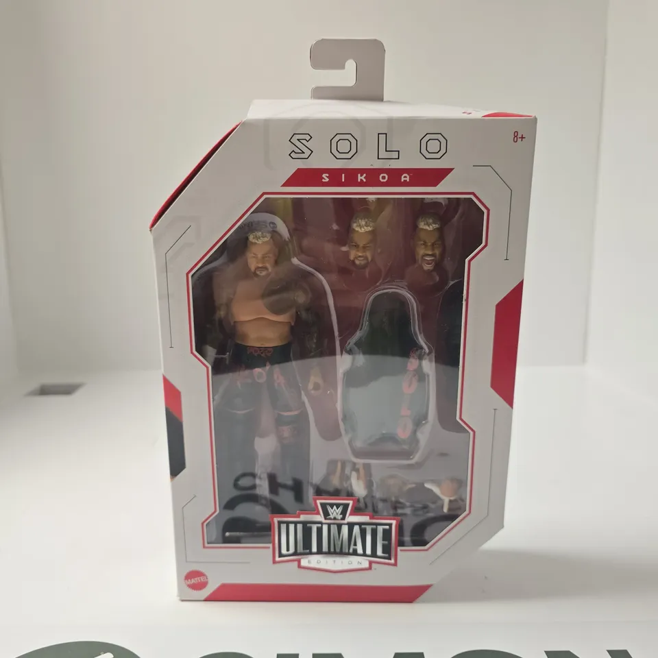 BOXED MATTEL WWE ULTIMATE EDITION ACTION FIGURE & ACCESSORIES, 6-INCH SOLO SIKOA COLLECTIBLE SET