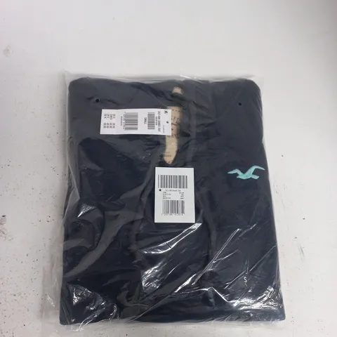 BAGGED HOLLISTER FEEL GOOD ICON HOODIE IN NAVY - SMALL