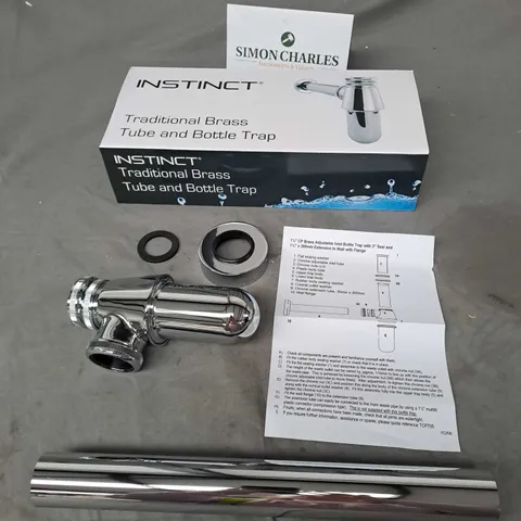 BOXED INSTINCT TRADITIONAL BRASS TUBE AND BOTTLE TRAP 202166-INS