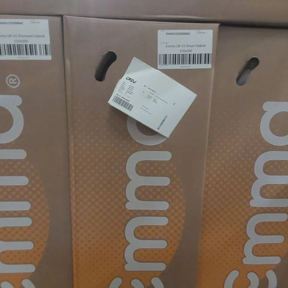 BRAND NEW BOXED EMMA UK V2 SMART HYBRID 150 x 200CM KING SIZE MATTRESS 