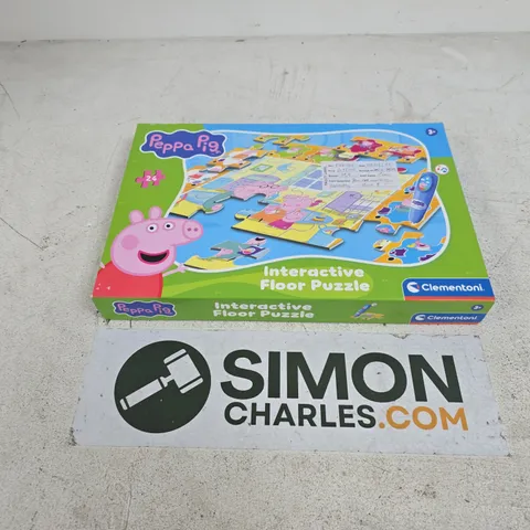 PEPPA PIG INTERACTIVE FLOOR PUZZLE – 24-PIECE, CLEMENTONI