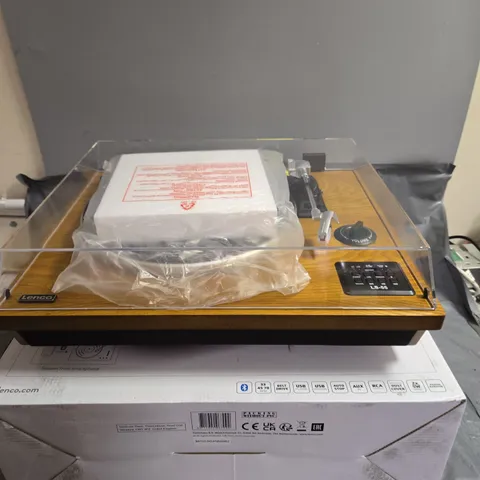 BOXED LENCO LS-55WA TURNTABLE WITH BLUETOOTH AND BUILT IN SPEAKERS