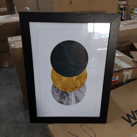 TEXTURED SHAPES NO.1 - PICTURE FRAMED