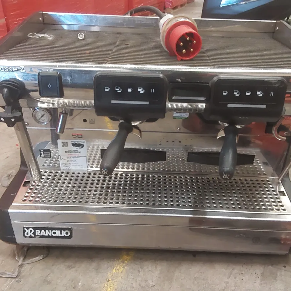 RANCILIO CLASSE 7 2 GROUP COMMERCIAL COFFEE MACHINE WITH ISTEAM