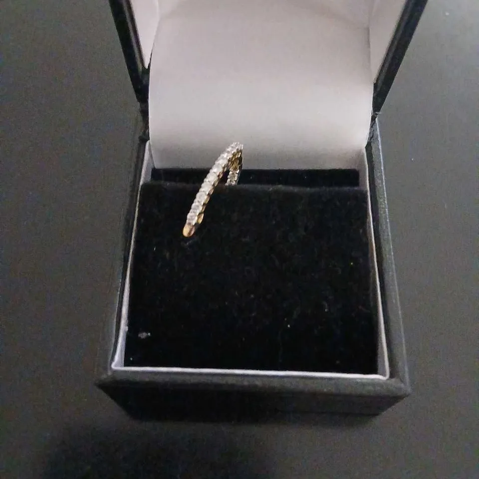 FIVE ASSORTED EARRINGS TO INCLUDE; DIAMONIQUE BUTTERFLY STUD EARRING, DAIMONIQUE FLOWER STUD CIRCLE EARRING, FIRE LIGHT HOOP EARRING, DIAMONIQUE OPAL STUD EARRING 